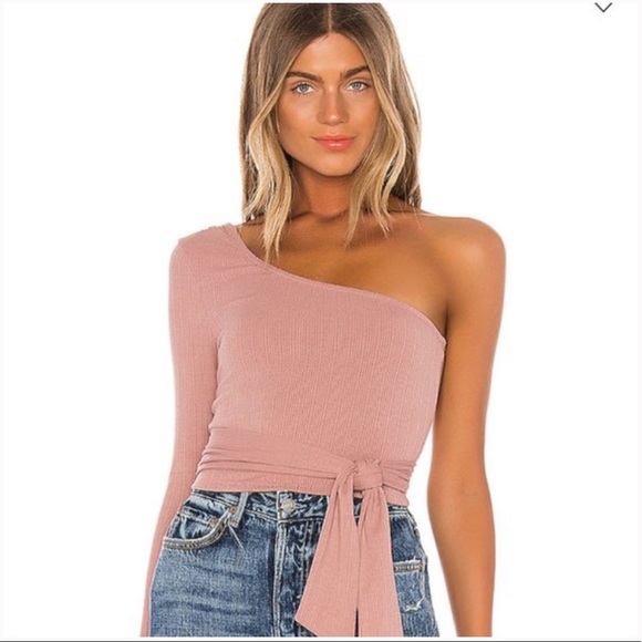 Privacy Please Tops - Privacy Please Milan Pink Top in Blush